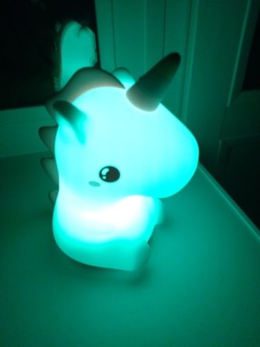 Customer photo review of Magical Unicorn Night Light with Remote Control