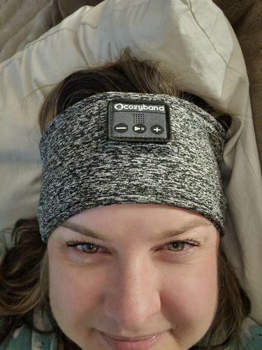 Customer photo review of CozyBand Wireless Headphones