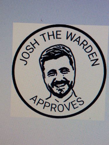 Customer photo review of Self-Inking Face Stamp