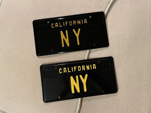 Customer photo review of 1963 CALIFORNIA LICENSE PLATE 6"x12" (156.5mm x 305mm)