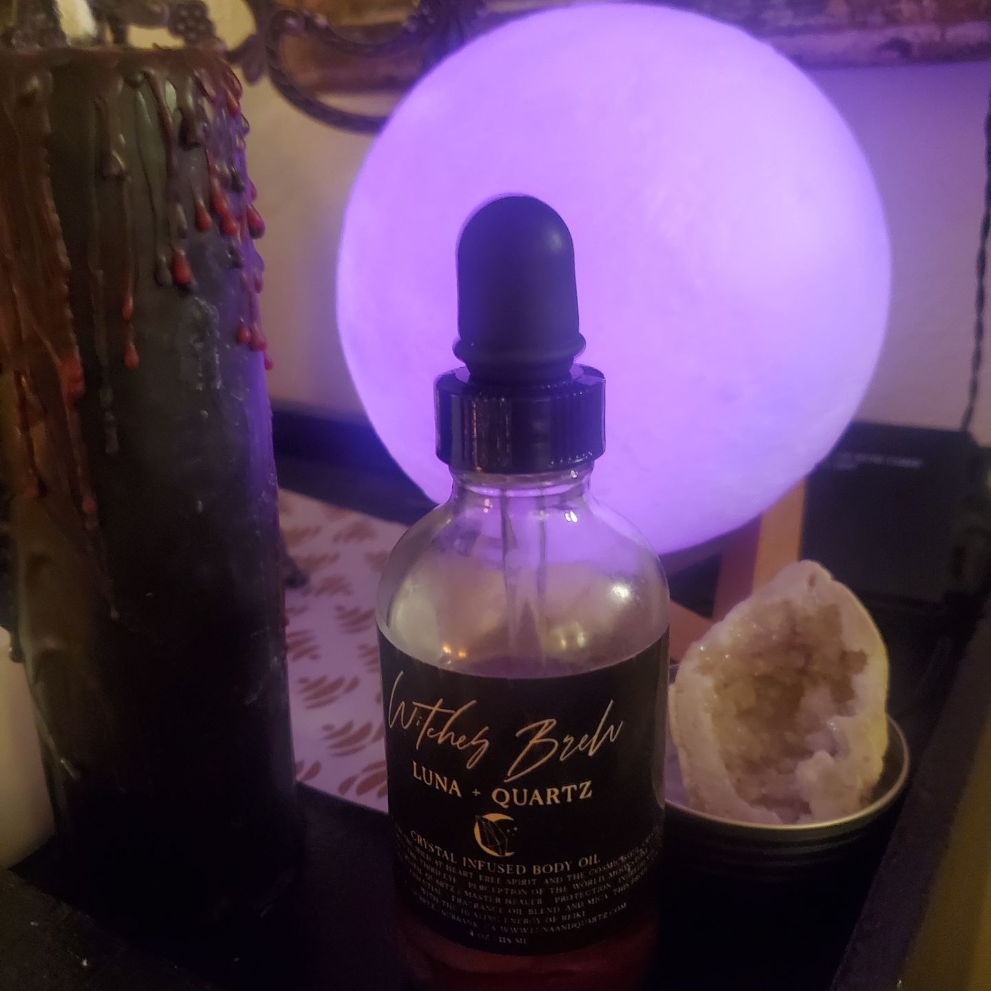 Customer photo review of Witches Brew Body Oil
