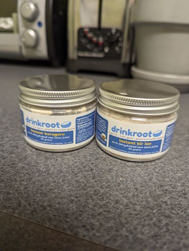 Customer photo review of drinkroot reserve variety pack