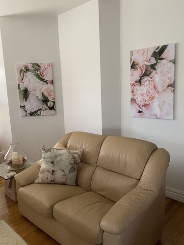 Customer photo review of Peony Bouquet - Two Piece Pink Peony Photographic Print Wall Art