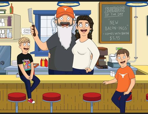 Customer photo review of Bob’s Burgers Custom Portrait