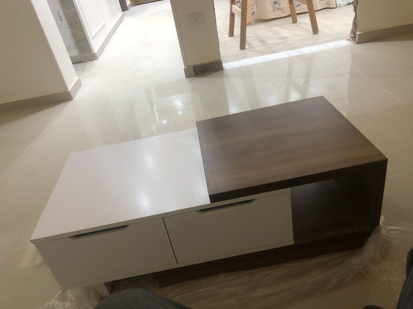 Customer photo review of ترابيزة تليفزيون مع ترابيزة قهوة-HQ76