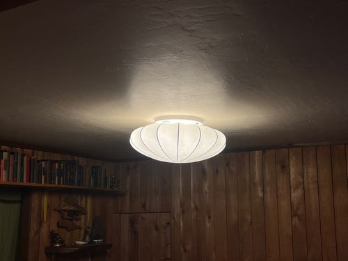 Customer photo review of Mid-Century Modern Flush Mount Ceiling Light