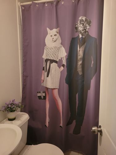Customer photo review of Cortina de Baño going on a date