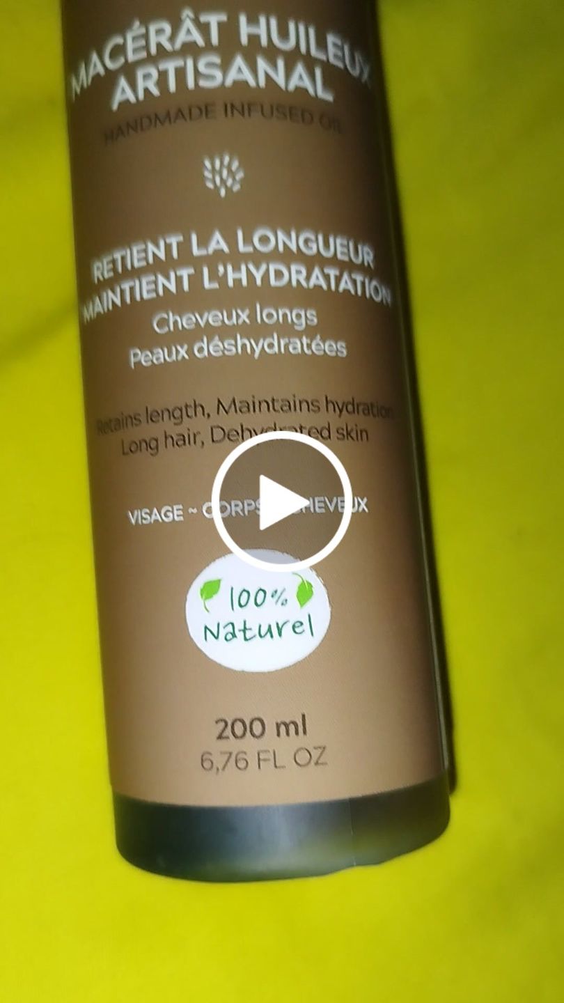 Customer video review of Macérât huileux artisanal HIGH