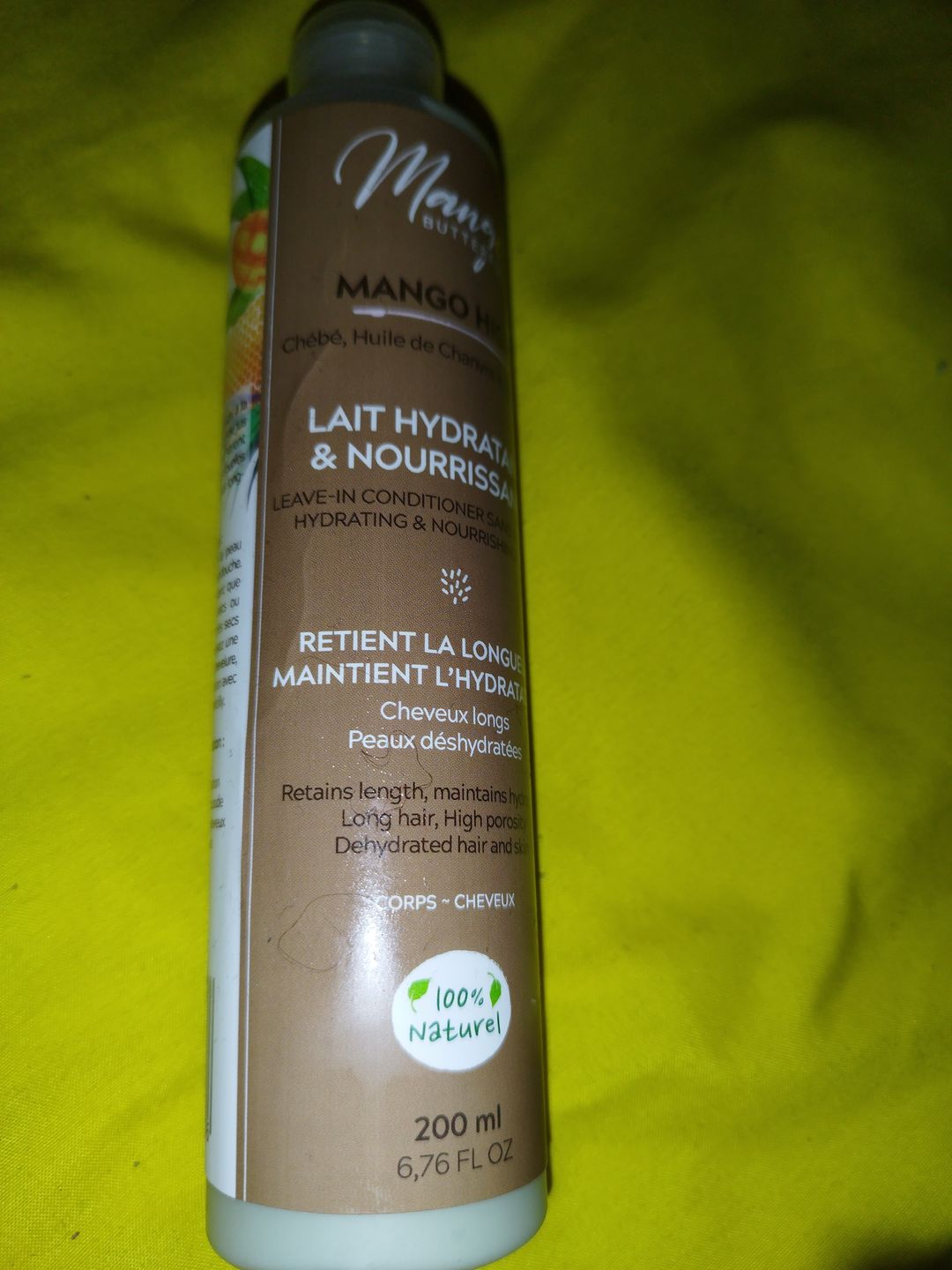 Customer photo review of Lait hydratant et nourrissant - HIGH