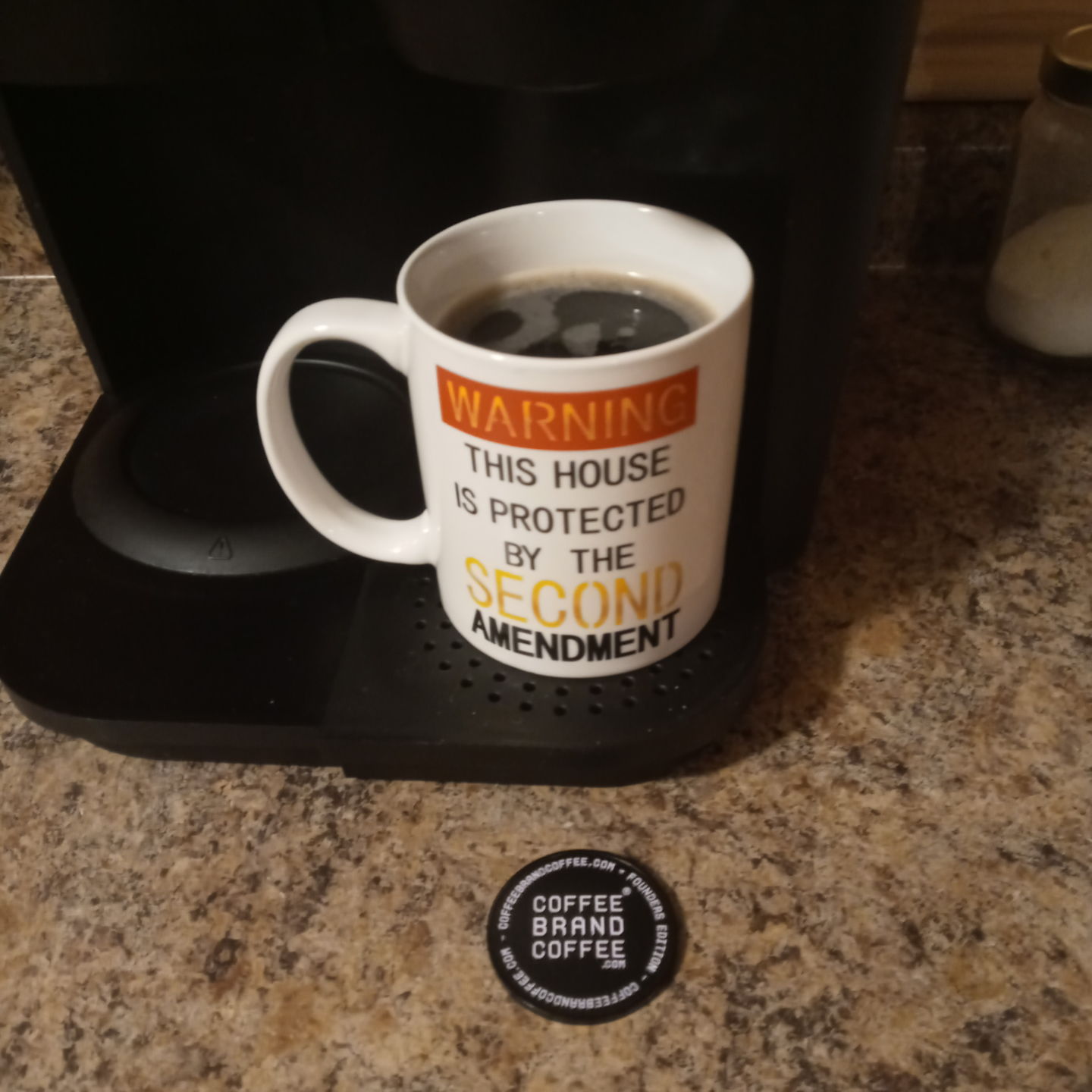 Customer photo review of Dark Roast Kcups