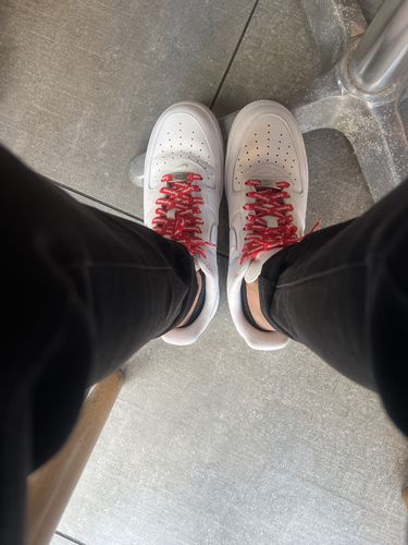 Customer photo review of Nike Air Force 1 x Supreme Low 'White Box Logo'