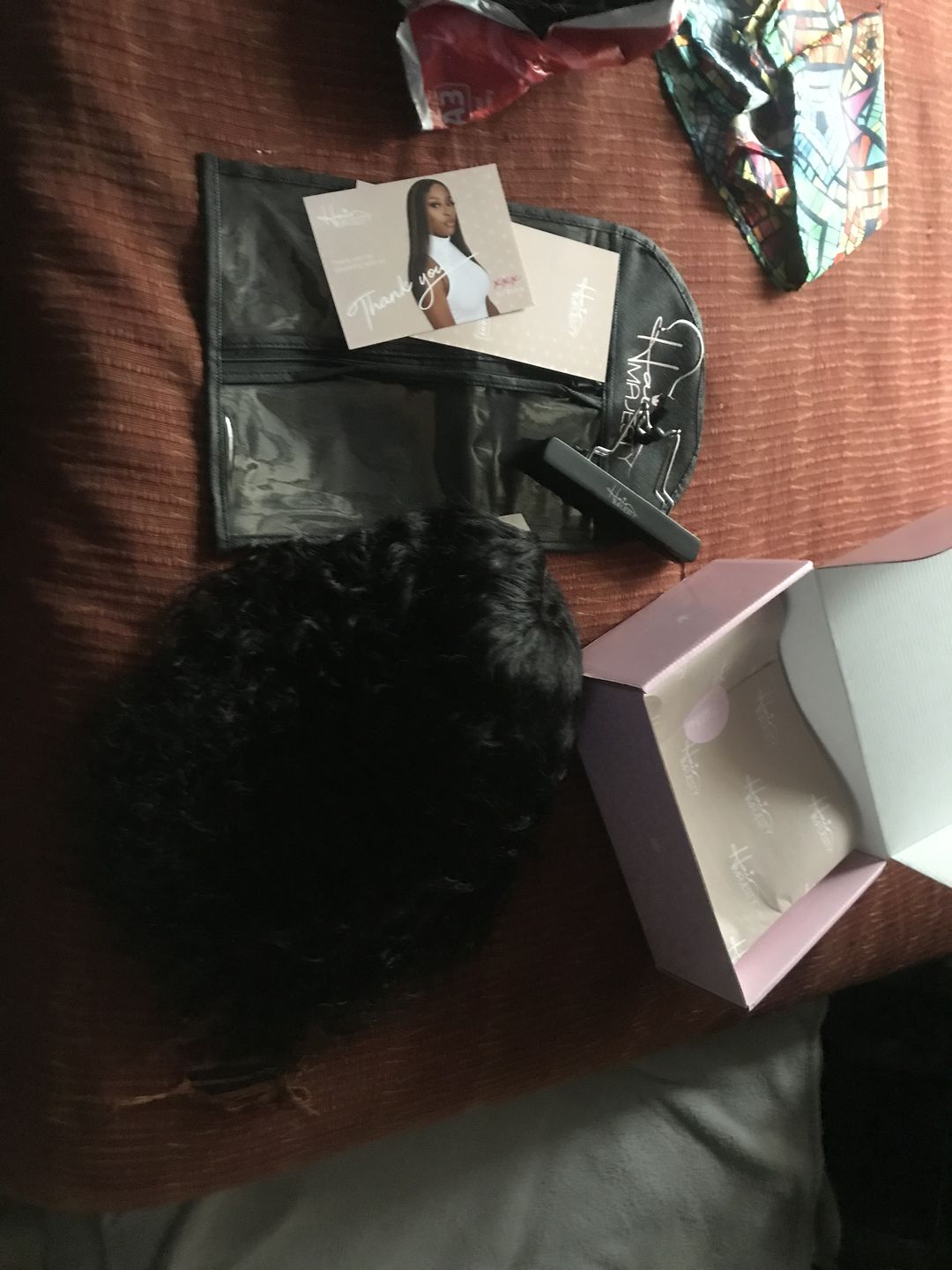 Customer photo review of Wig Travel Bag