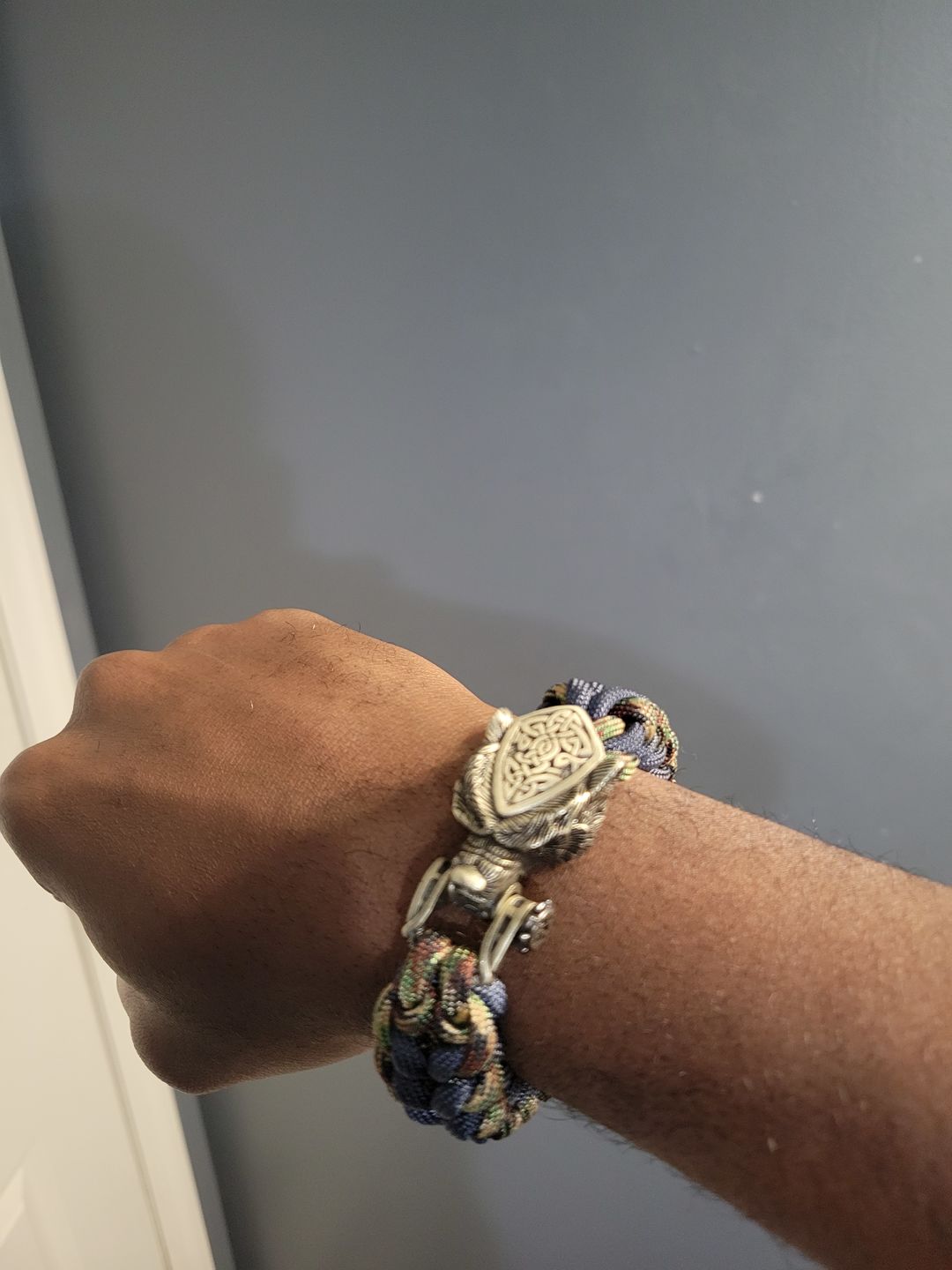 Customer photo review of Vikings Bear Paracord Bracelet