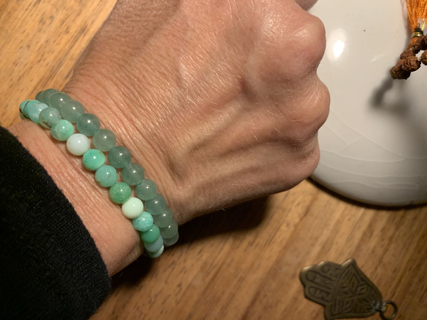 Customer photo review of Bracelet Aventurine 6mm