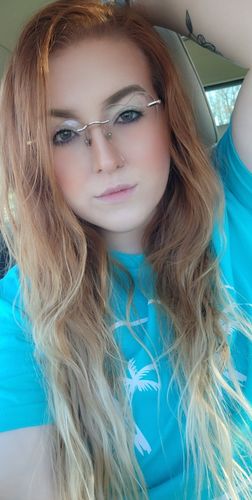 Customer photo review of Salty Savage Unisex "Palm Smile" Tee | In Your Face | White/Color Options