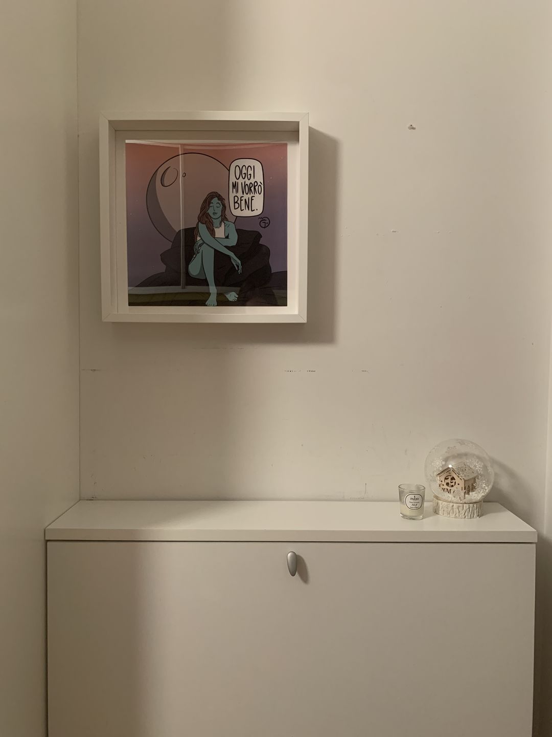 Customer photo review of Poster su cartoncino premium - Oggi mi vorrò bene