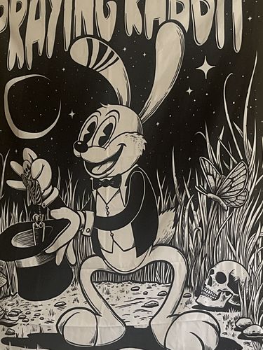 Customer photo review of Magic Rabbit Tapestry 60"