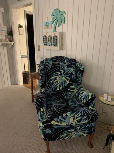 Customer photo review of Cabrexa© Wingback Chair Covers