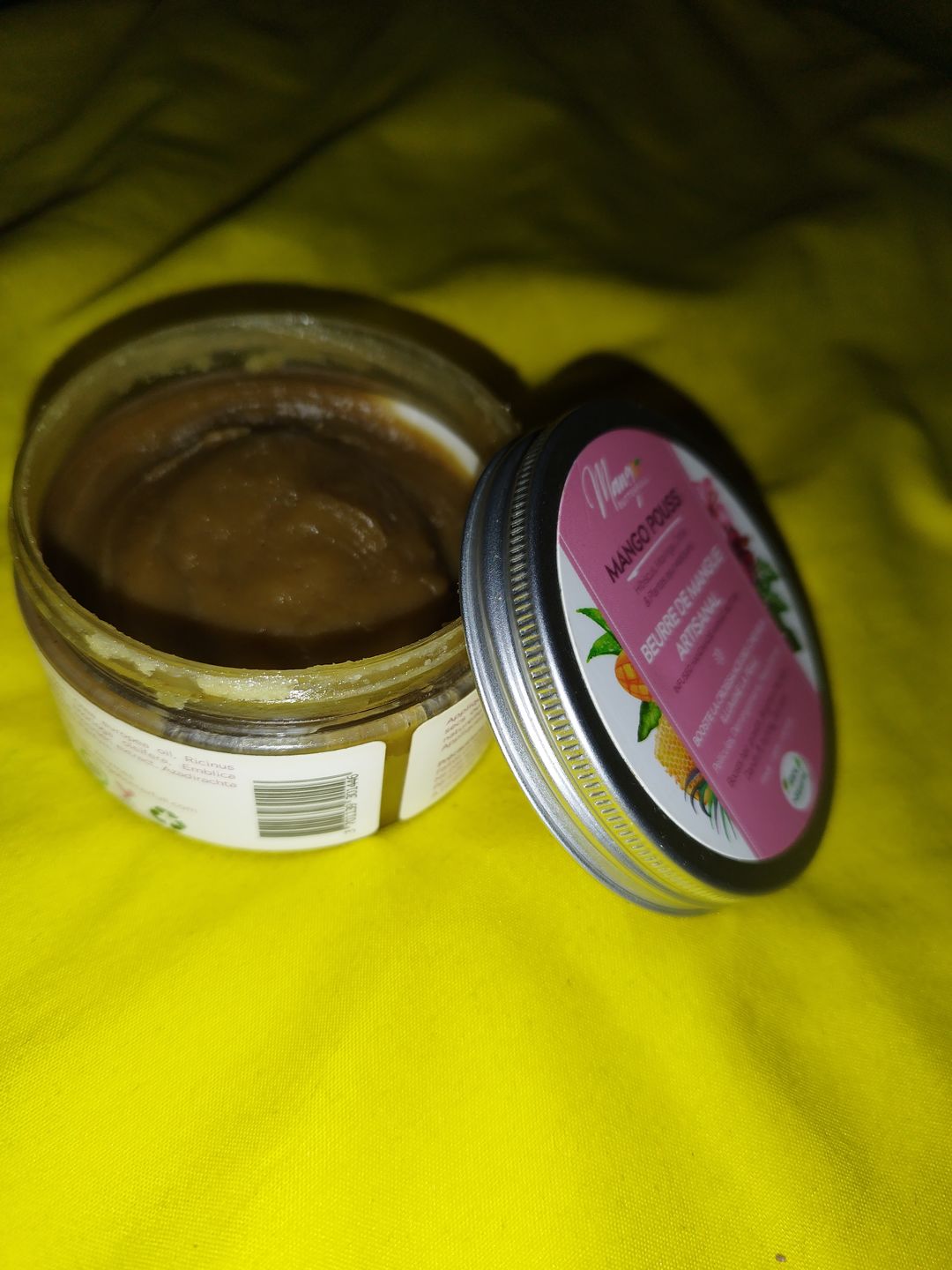 Customer photo review of Beurre de mangue artisanal POUSS