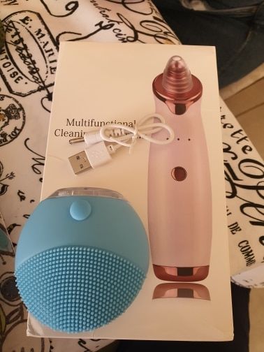 Customer photo review of iBeauty Starter Microdermabrasion Kit