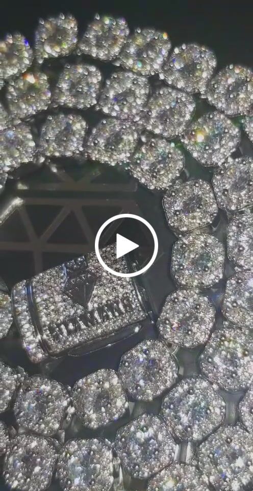 Customer video review of Micro Clustered Tennis Chain - White Gold