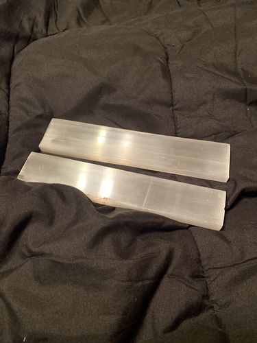 Customer photo review of Selenite (Satin Spar) Charging Plate- 8”