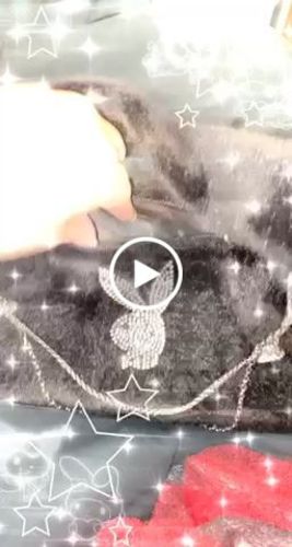Customer video review of Y2K Bunny Custom Bling Chain CELIA Shoulder Bag 2.0