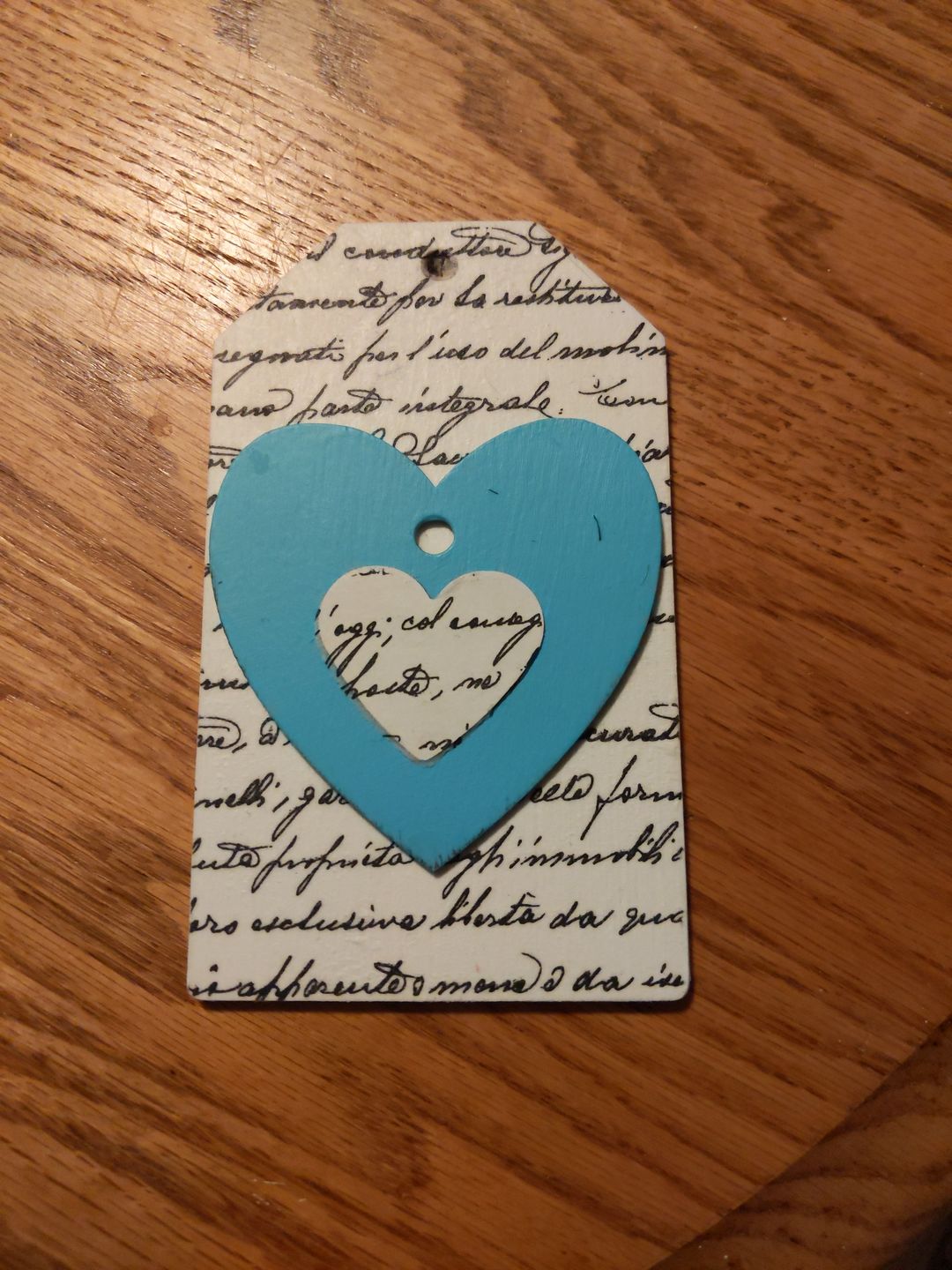 Customer photo review of Unfinished Wooden Price Tag Product Tag Silhoutte - Craft- up to 24" DIY