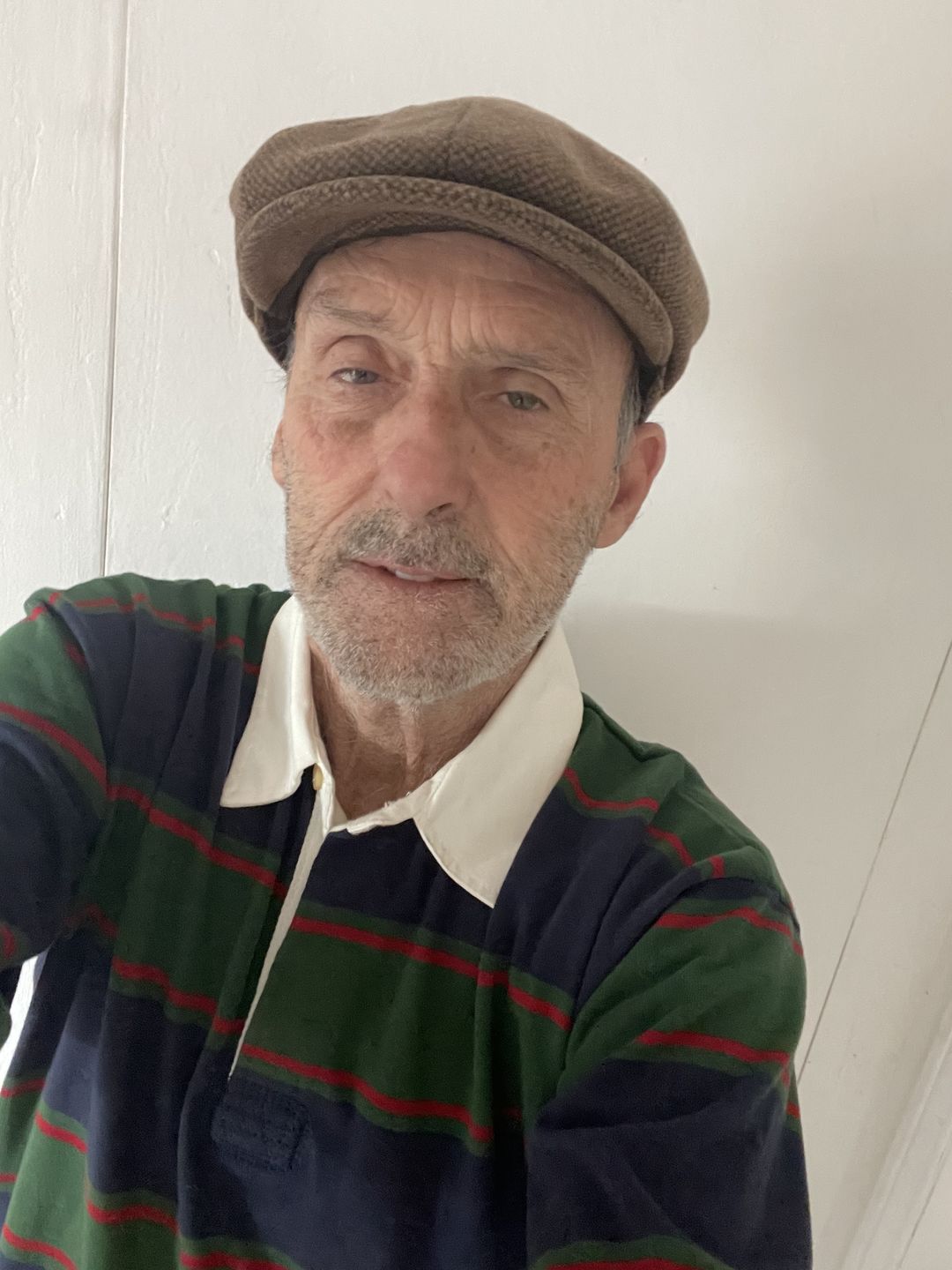 Customer photo review of Classic Fit Striped Jersey Rugby Shirt - Yellow/Navy