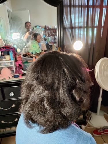 Customer photo review of Herbal Hair Growth Oil