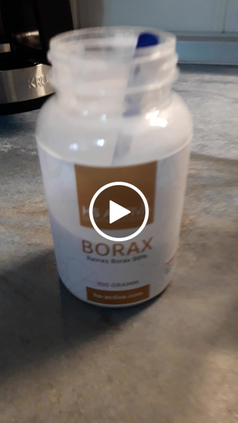 Customer video review of Borax I Pharmazeutische Reinheit 99,9% I 100 Gramm
