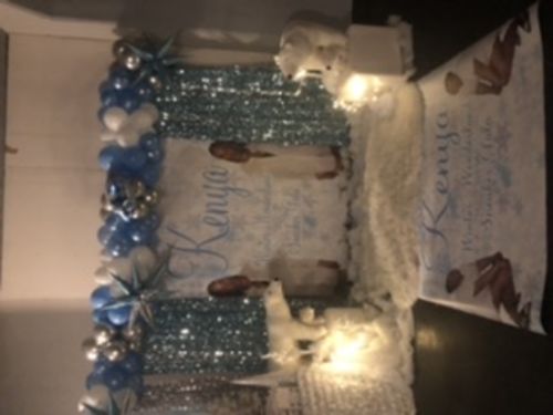 Customer photo review of Giant Stuffed Animal Polar Bear
