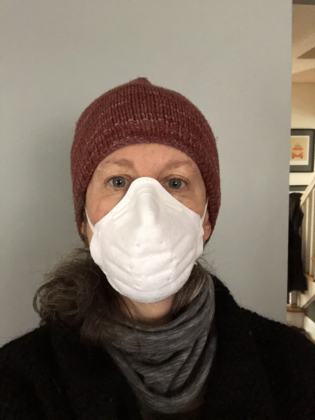 Customer photo review of N95 NIOSH Certified Respirator Mask by Honeywell Made in USA (DC301)
