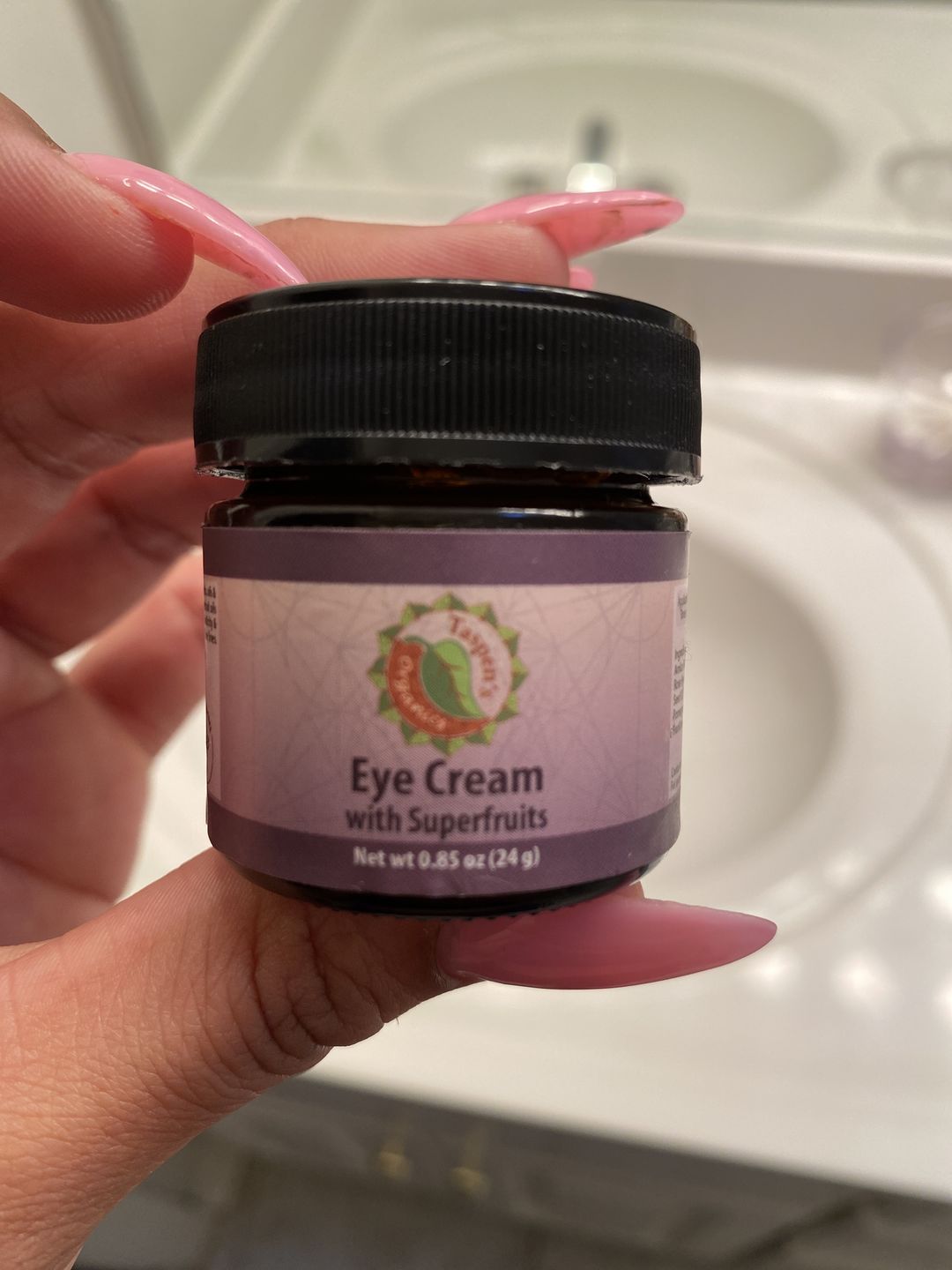 Customer photo review of Eye Cream with Superfruits