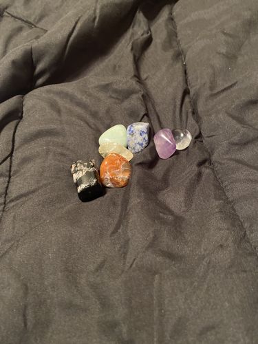 Customer photo review of The Starter Set | 7 Stone Chakra Set