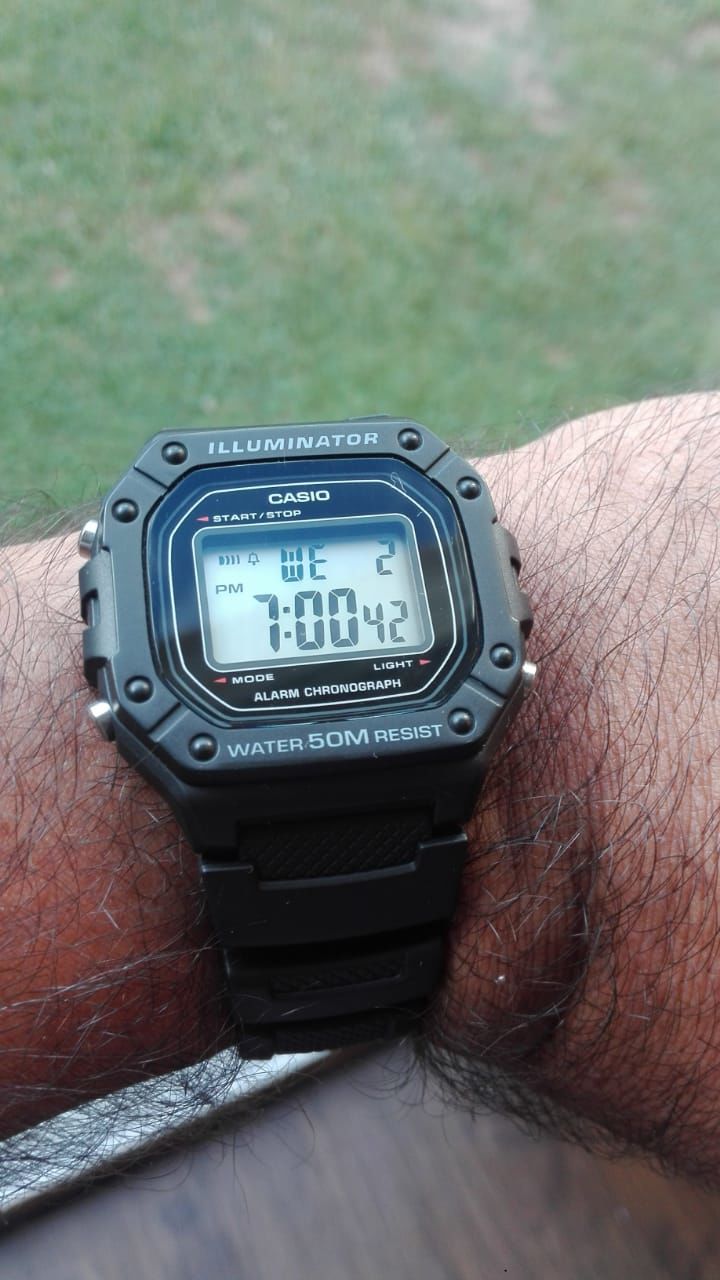Customer photo review of Reloj Casio Vintage W-218H-1AVDF Negro
