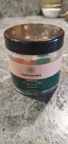 Customer photo review of 1500mg CBD Gummies mixed flavors