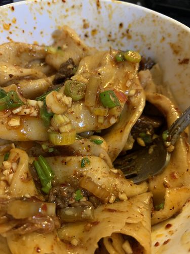 Customer photo review of [N2] Spicy & Tingly Beef Hand-Ripped Noodles Meal Kit (4 Servings)