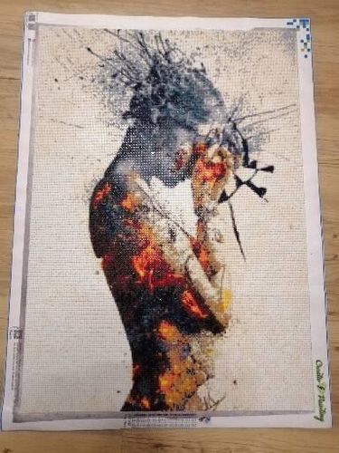 Customer photo review of Diamond Painting - Burnout