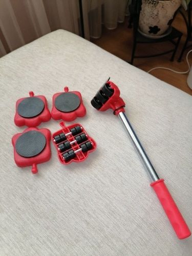 Customer photo review of Set of 5 Furniture Lifter Moving Tool - (FREE DELIVERY)