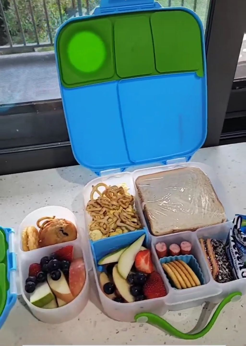 Customer photo review of b.box Bento Lunchbox  – Ocean Breeze