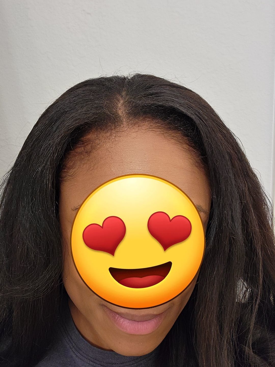 Customer photo review of Jada (Kinky Straight) - Thin-Part Wig