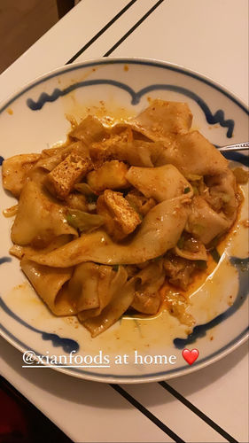 Customer photo review of [N8] Hot Oil-Seared Hand-Ripped Noodles Meal Kit (4 Servings)