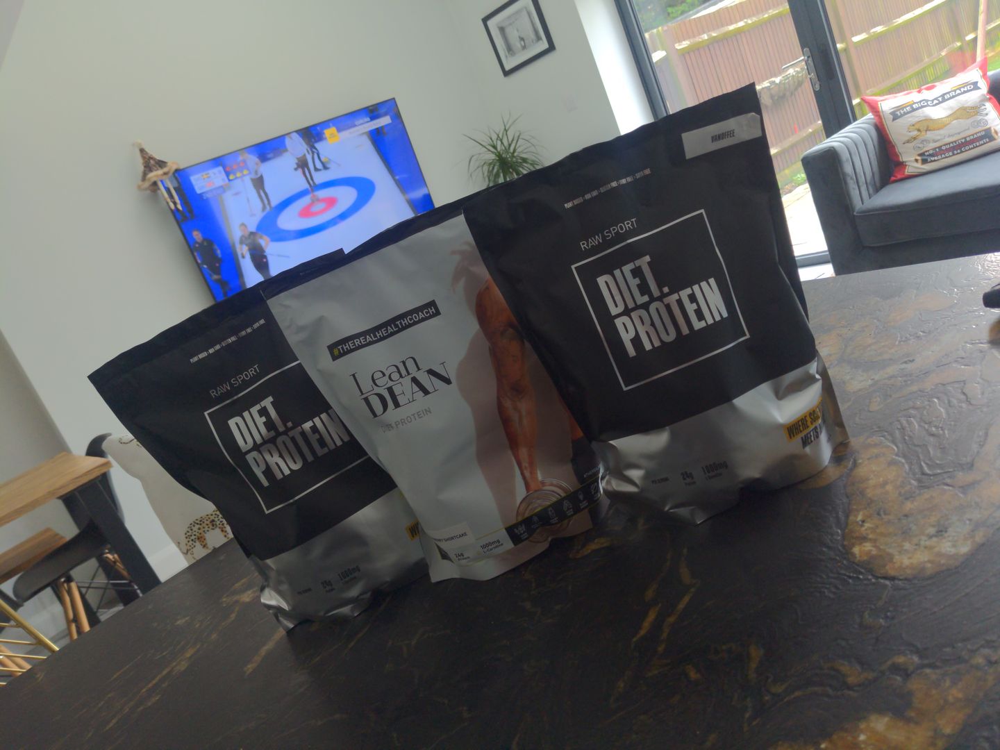 Customer photo review of Diet Protein (1KG) Powder