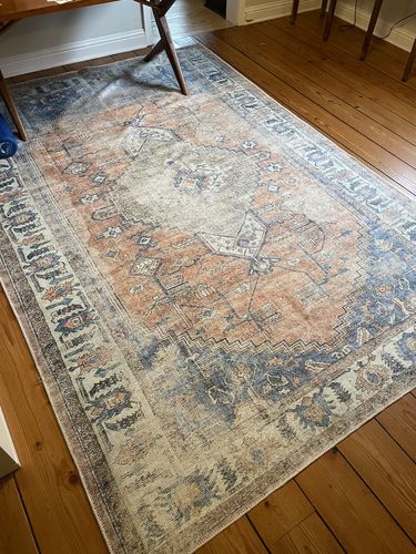 Customer photo review of Distressed Vintage Pissarro Terracotta Sky