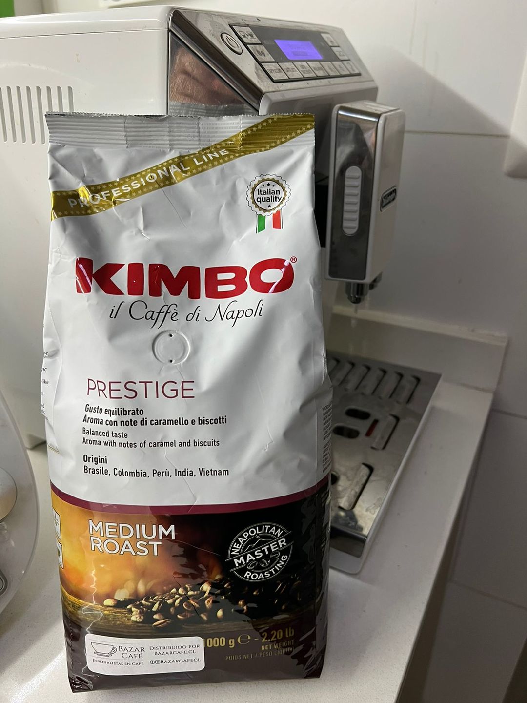 Customer photo review of Kimbo Prestige 1kg Grano Entero