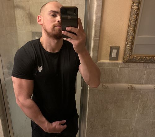 Customer photo review of Black Regular Tee