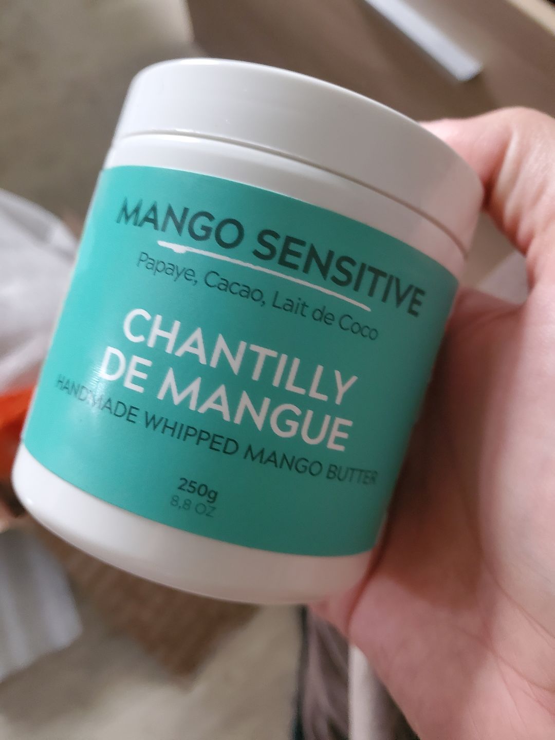 Customer photo review of Chantilly de Mangue SENSITIVE