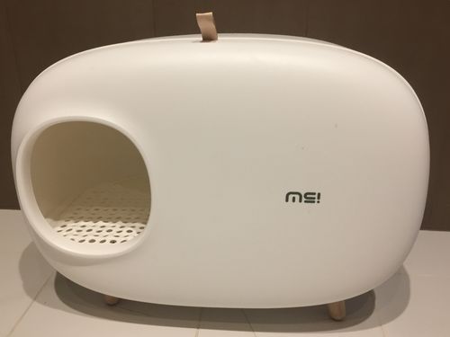 Customer photo review of Makesure Modern Cat Litter Box
