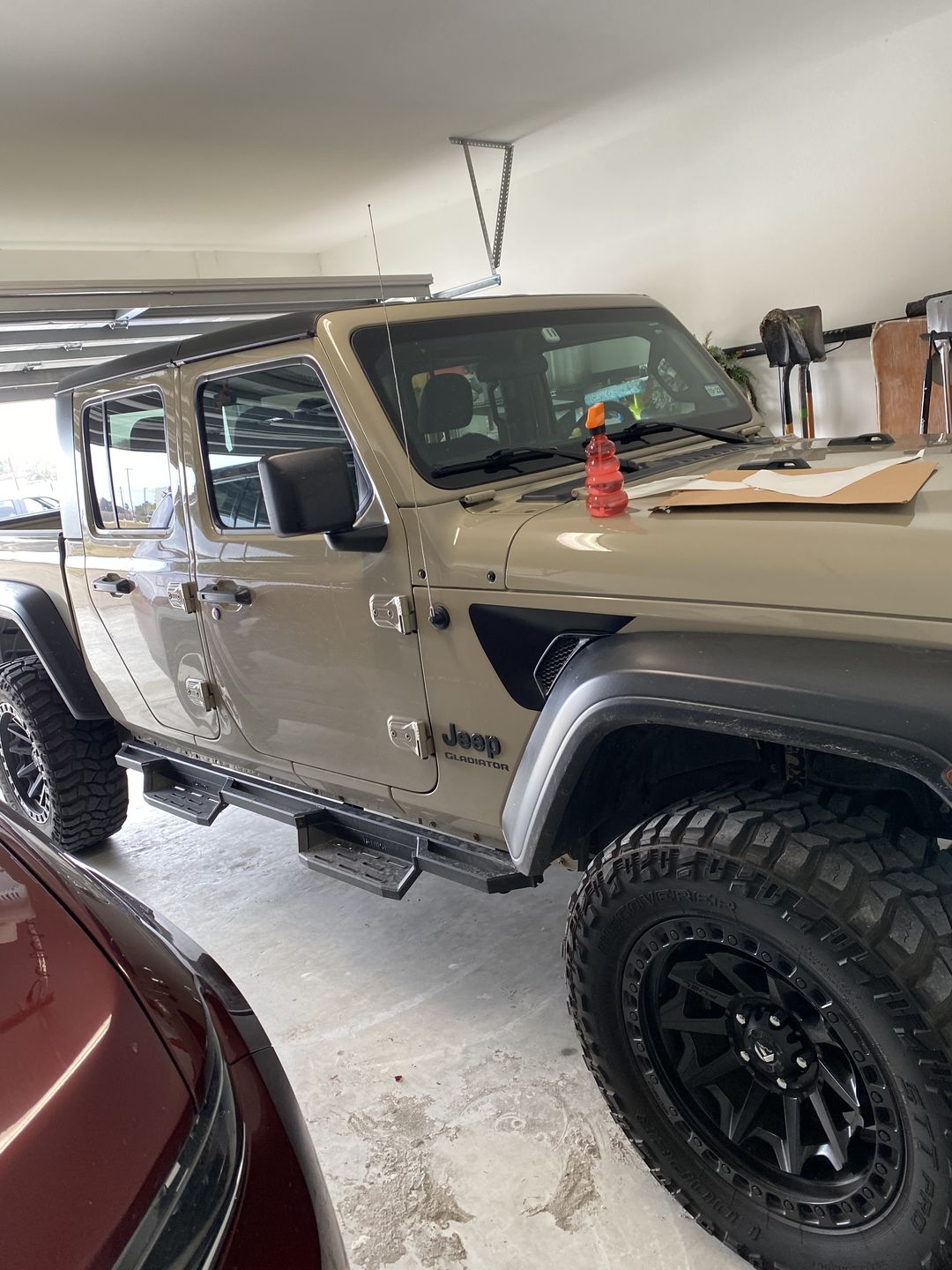 Customer photo review of Black Fender Vent Premium Wrap Decal for Wrangler and Gladiator